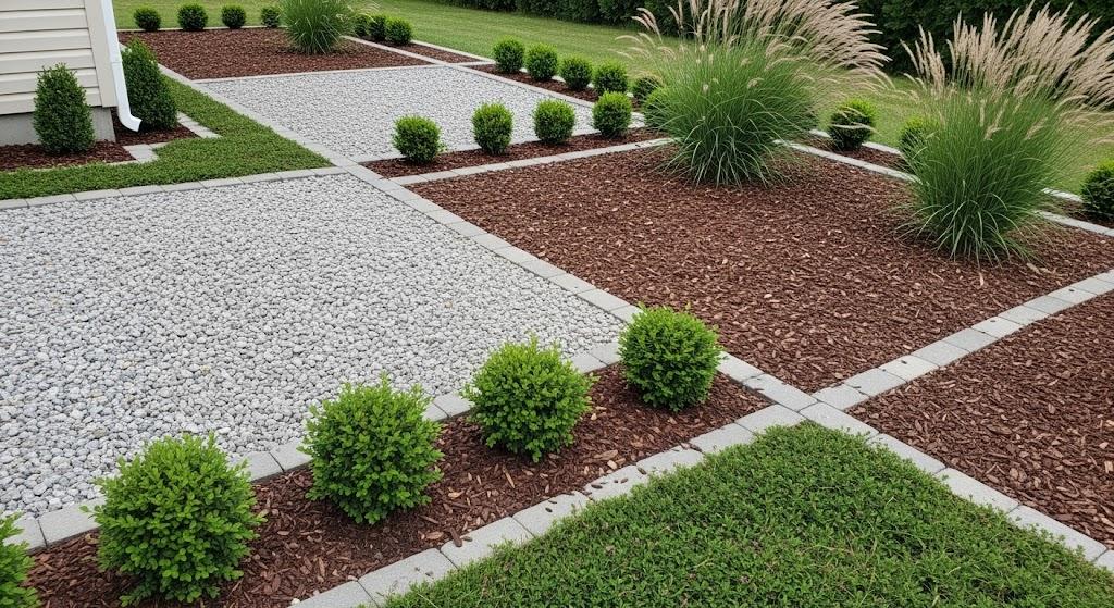 Create Gravel or Mulch Zones