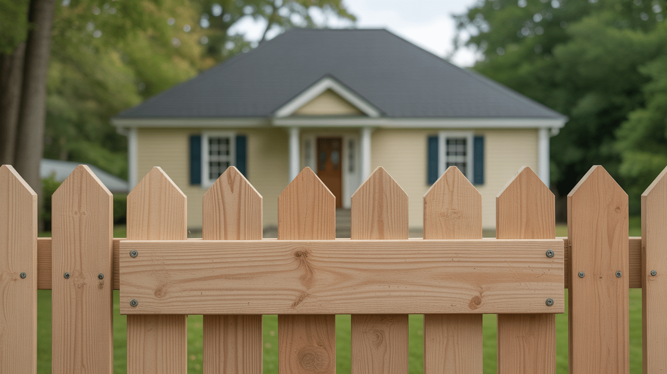 Dog-Ear Board on Board Fence