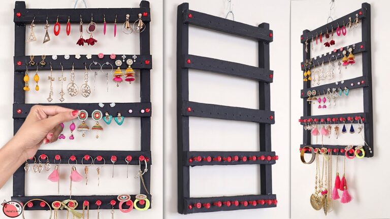 Easy DIY Earring Holder on a Budget