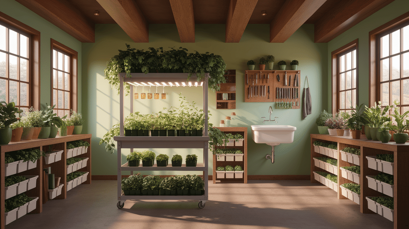 Gardening and Potting Room