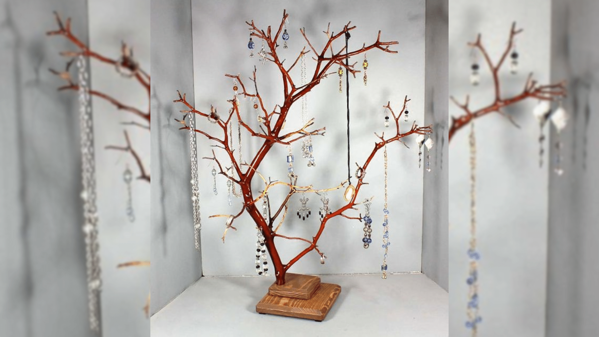 Jewellery Stand Using Tree Branches