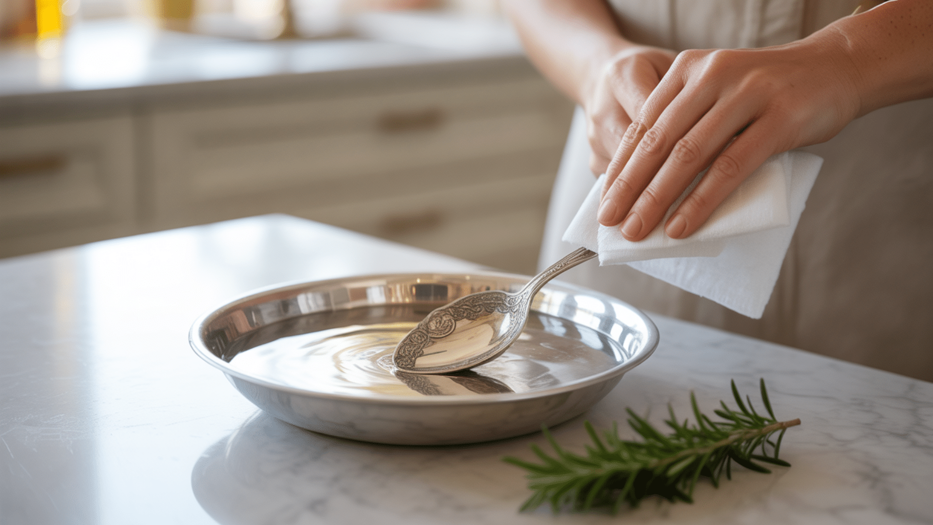Mild Soap and Warm Water
