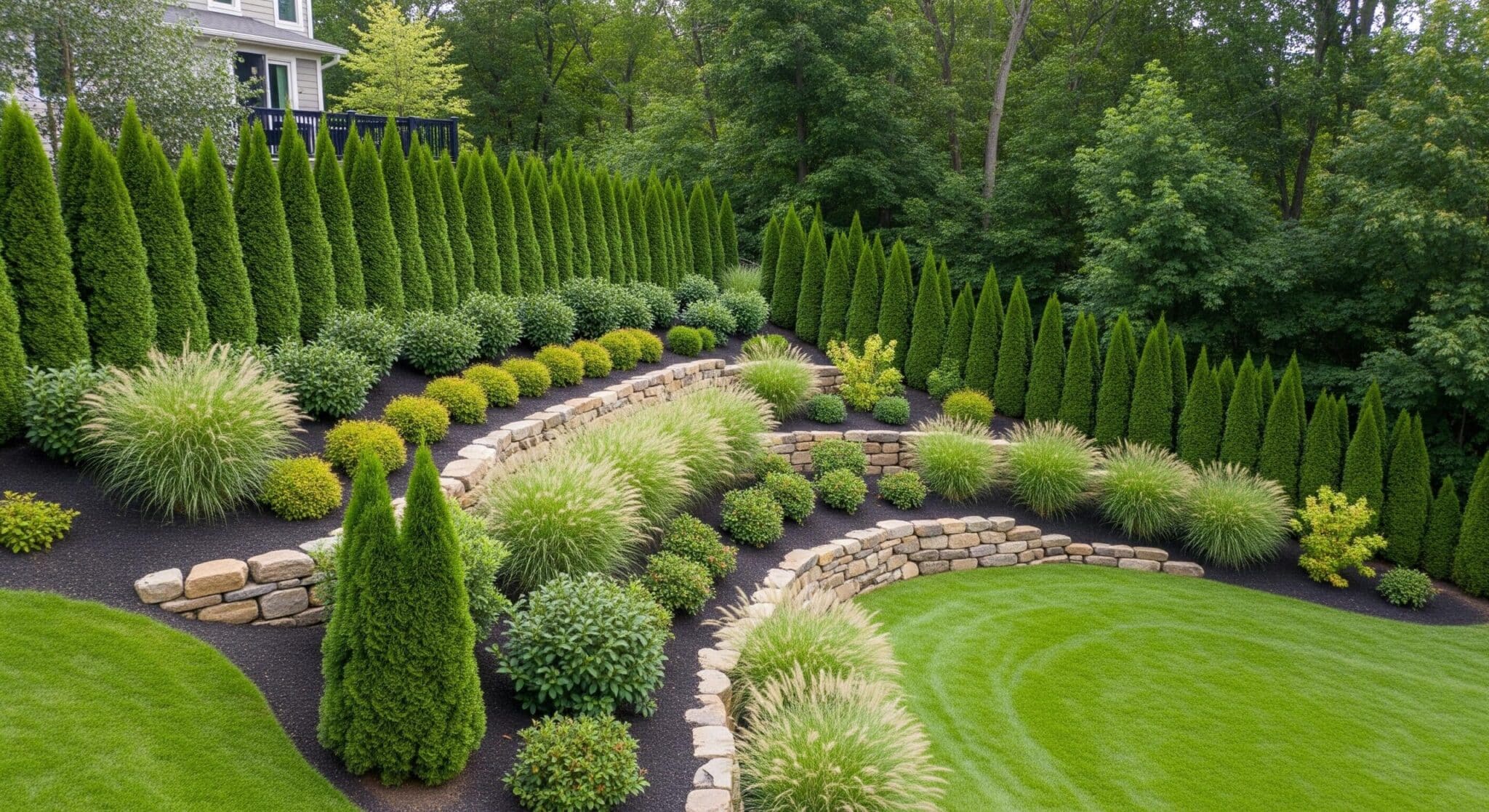 Privacy Plantings or Hedges