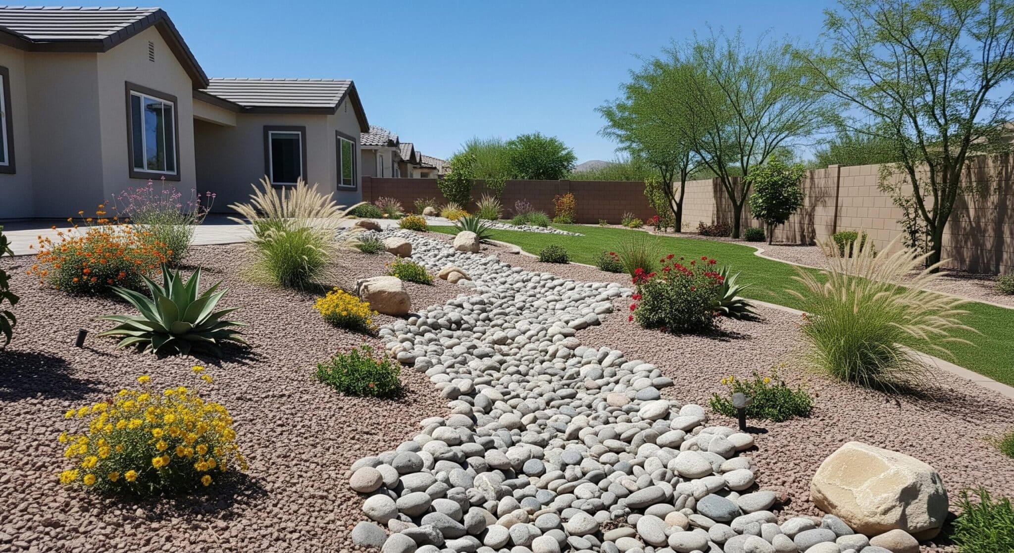 Rock Garden or Dry Creek Bed