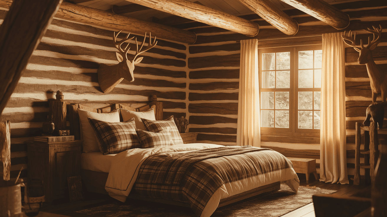 Rustic Log Cabin Retreat
