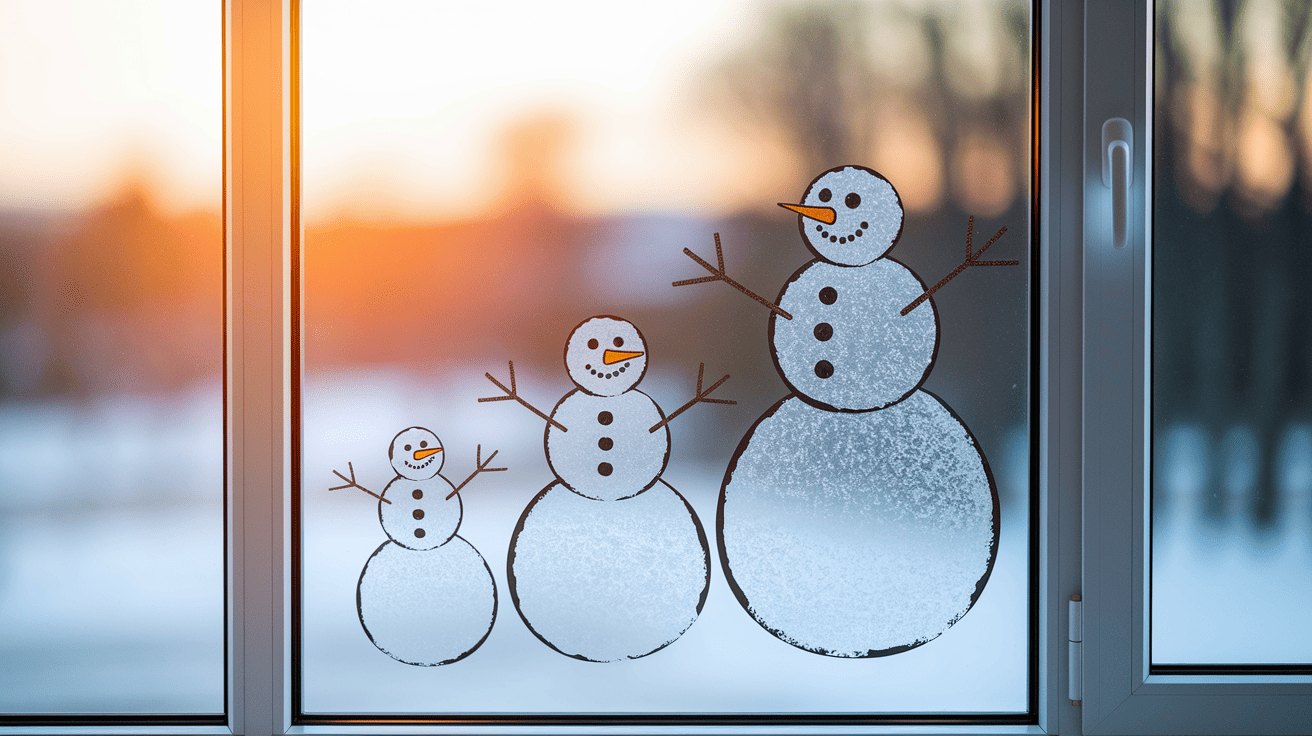 Snowman Family Portrait