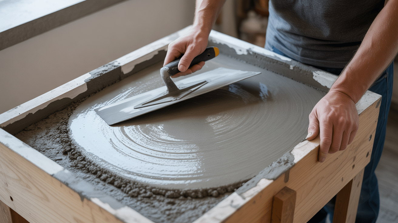 Pour and Level the Concrete