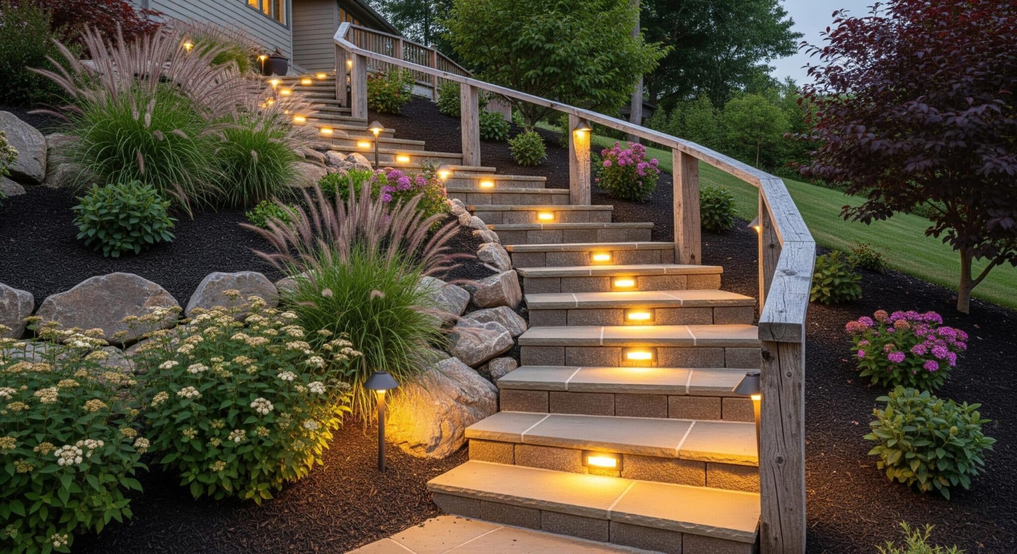 Stone or Timber Stairs