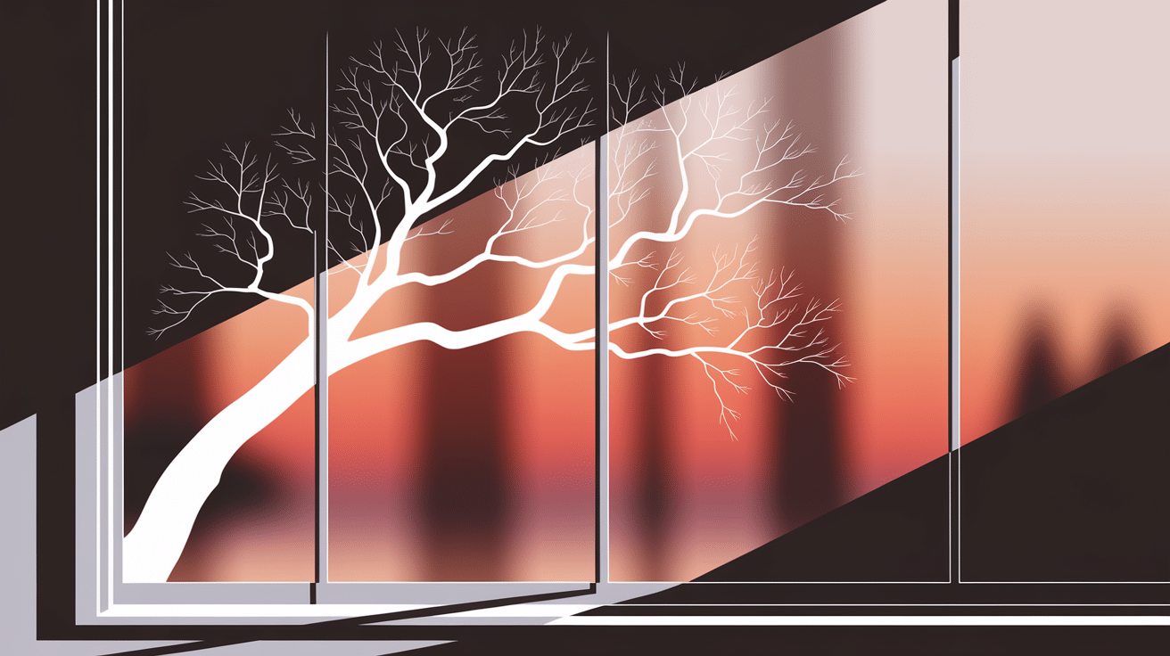 Winter Tree Silhouette