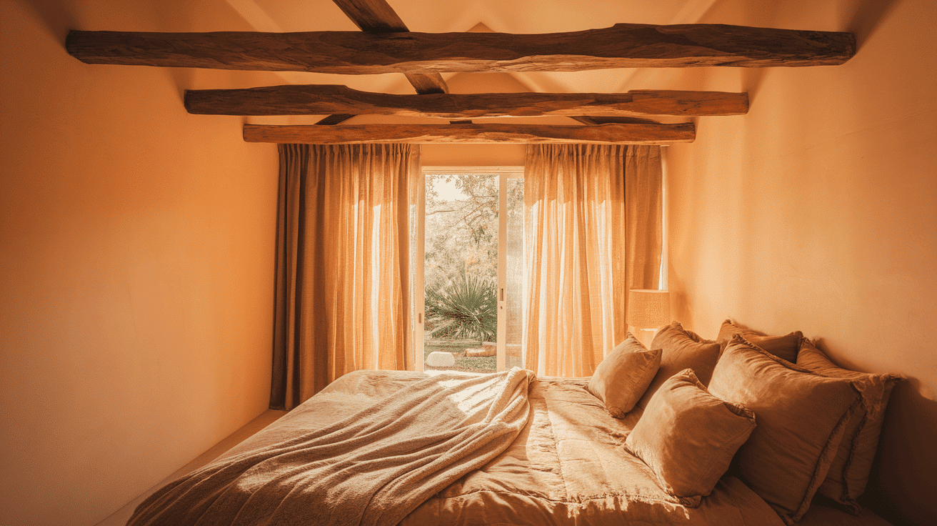 Wooden Beams Ceiling Design