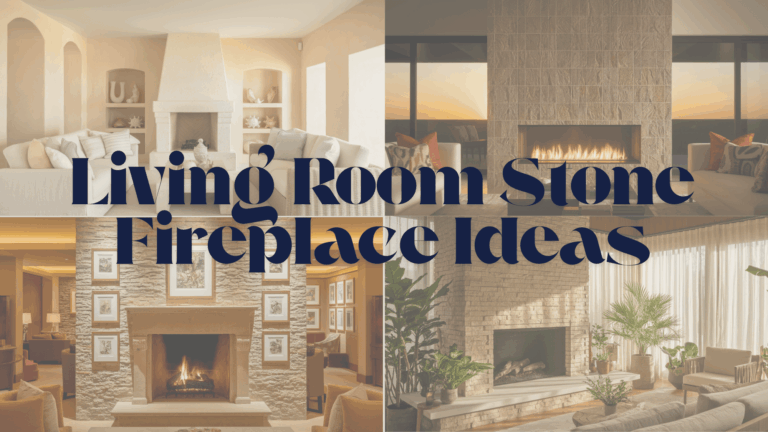 living room stone fireplace ideas
