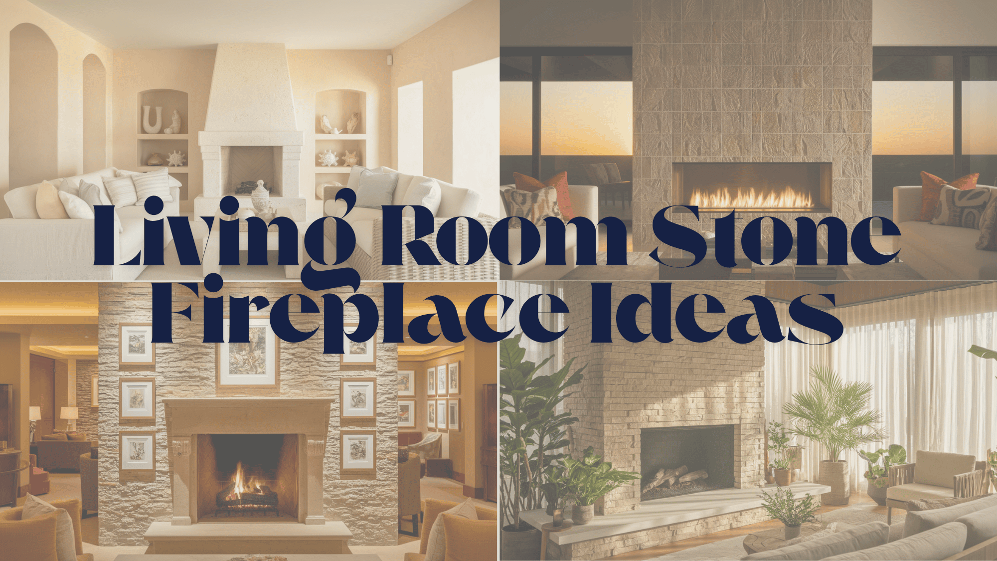 living room stone fireplace ideas