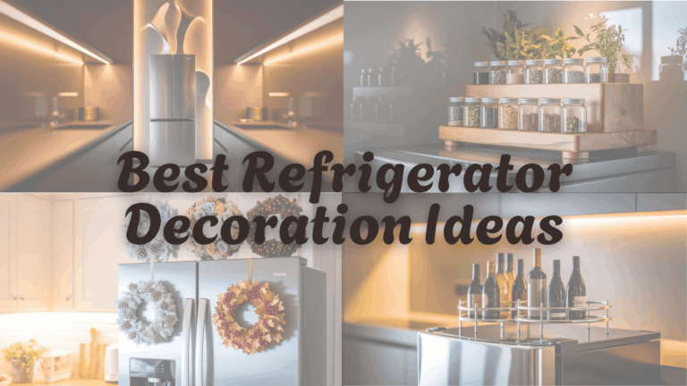 what to put on top of refrigerator for decoration