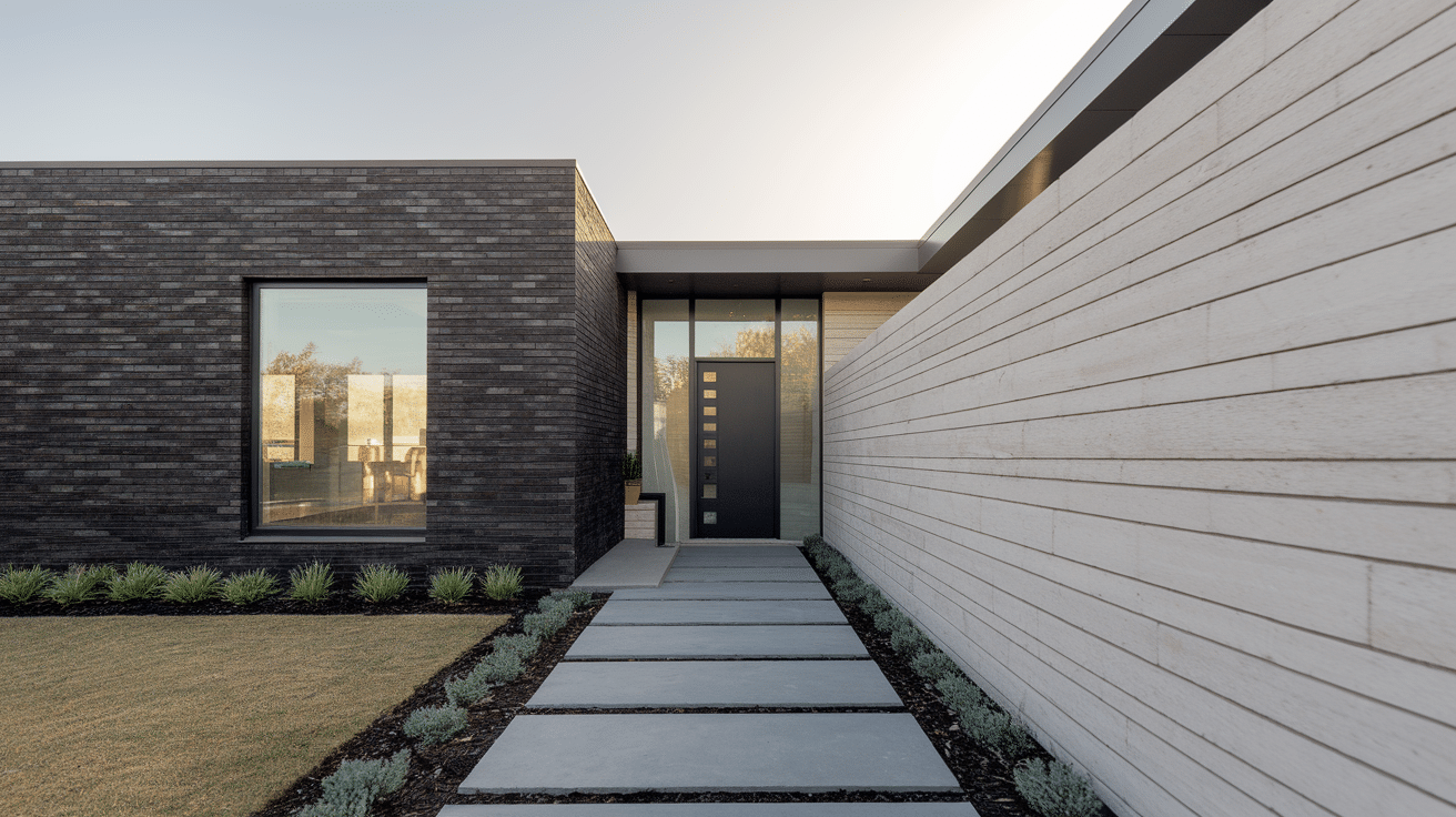 Contemporary Contrast Facade