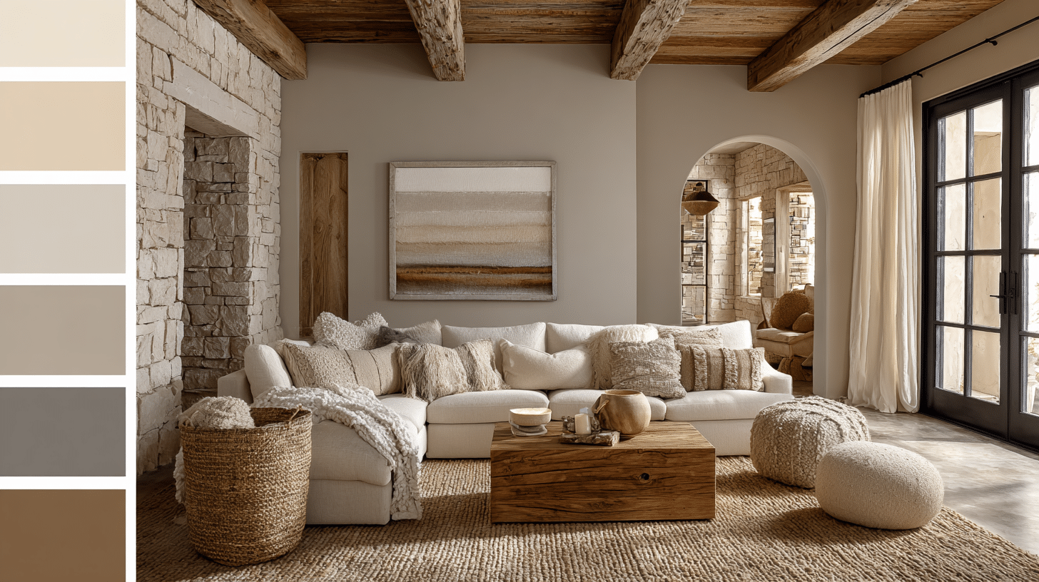 Earth Tones and Soft Textures Together
