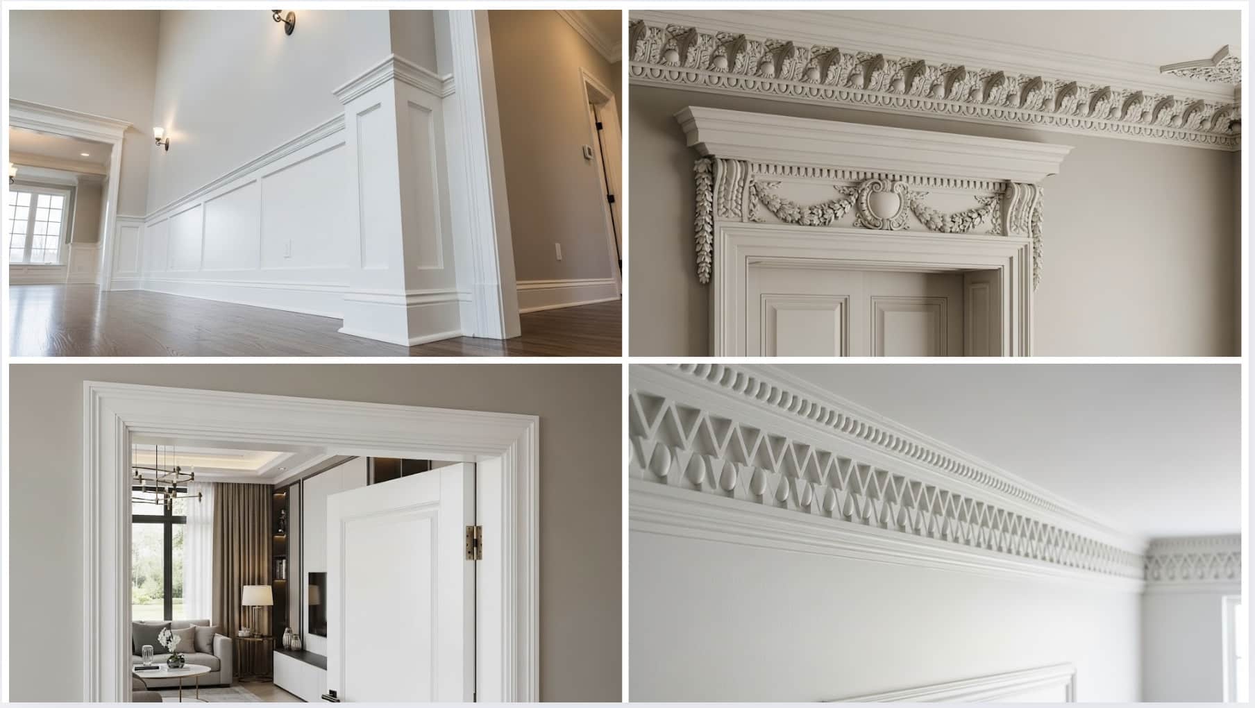 Types of Trim and Molding Options for Yor Home