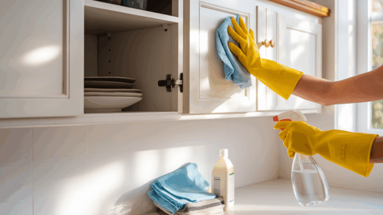 How to Clean Painted Cabinets: Easy Steps for a Shiny Finish