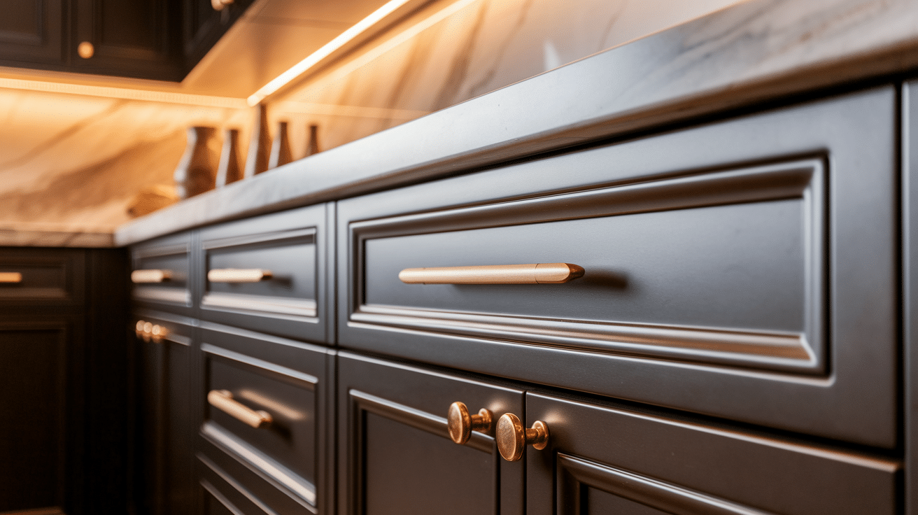 Brushed Gold Hardware