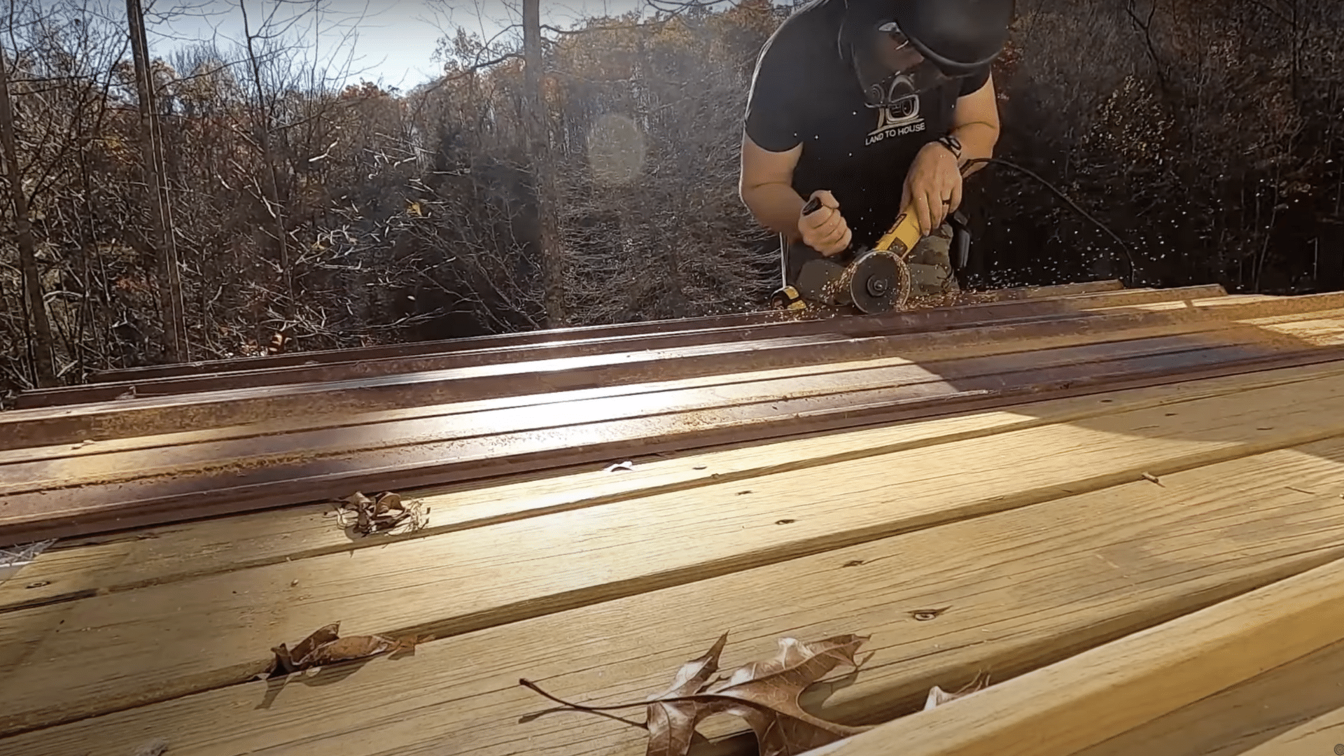 Install Ridge Caps and Flashing