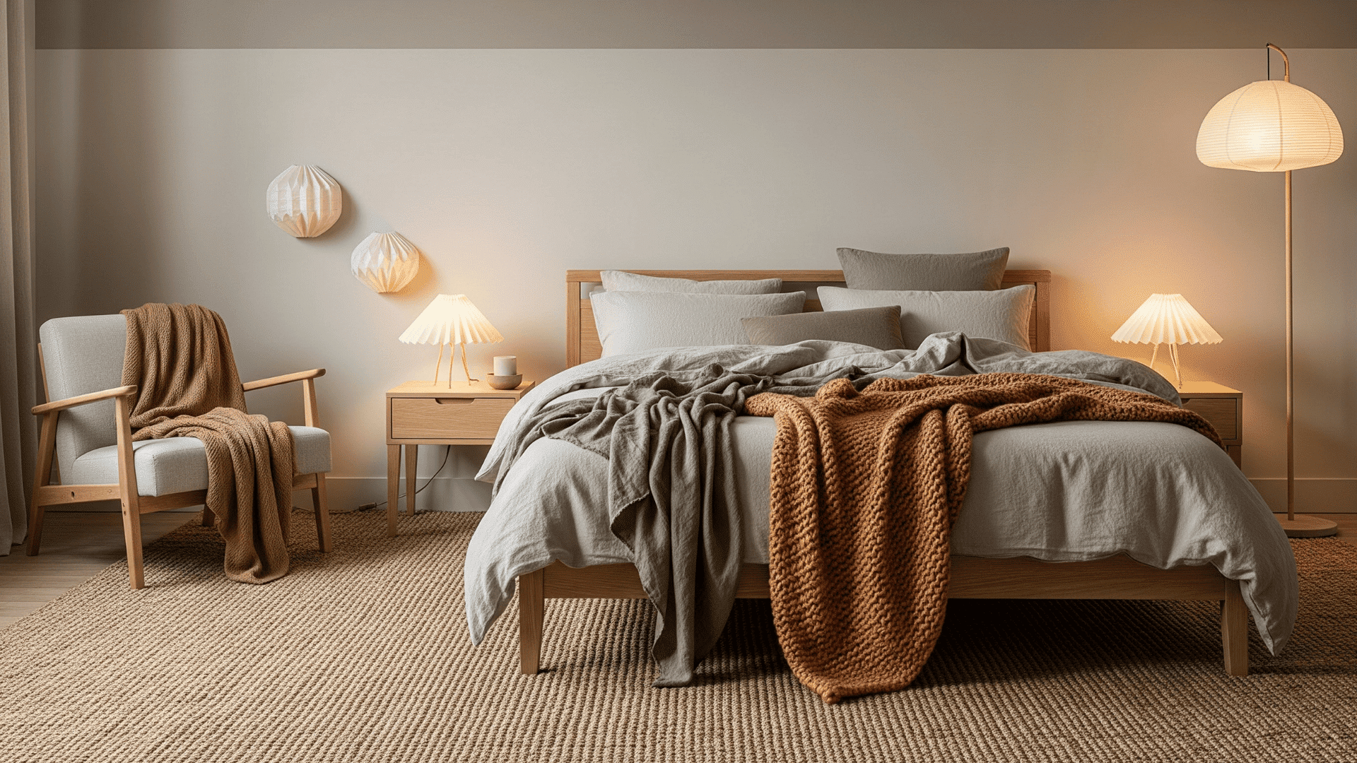 Integrating Japandi Color Palette in the Bedroom