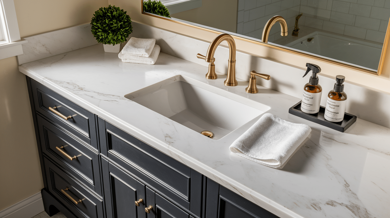 Marble Countertops and Backsplash