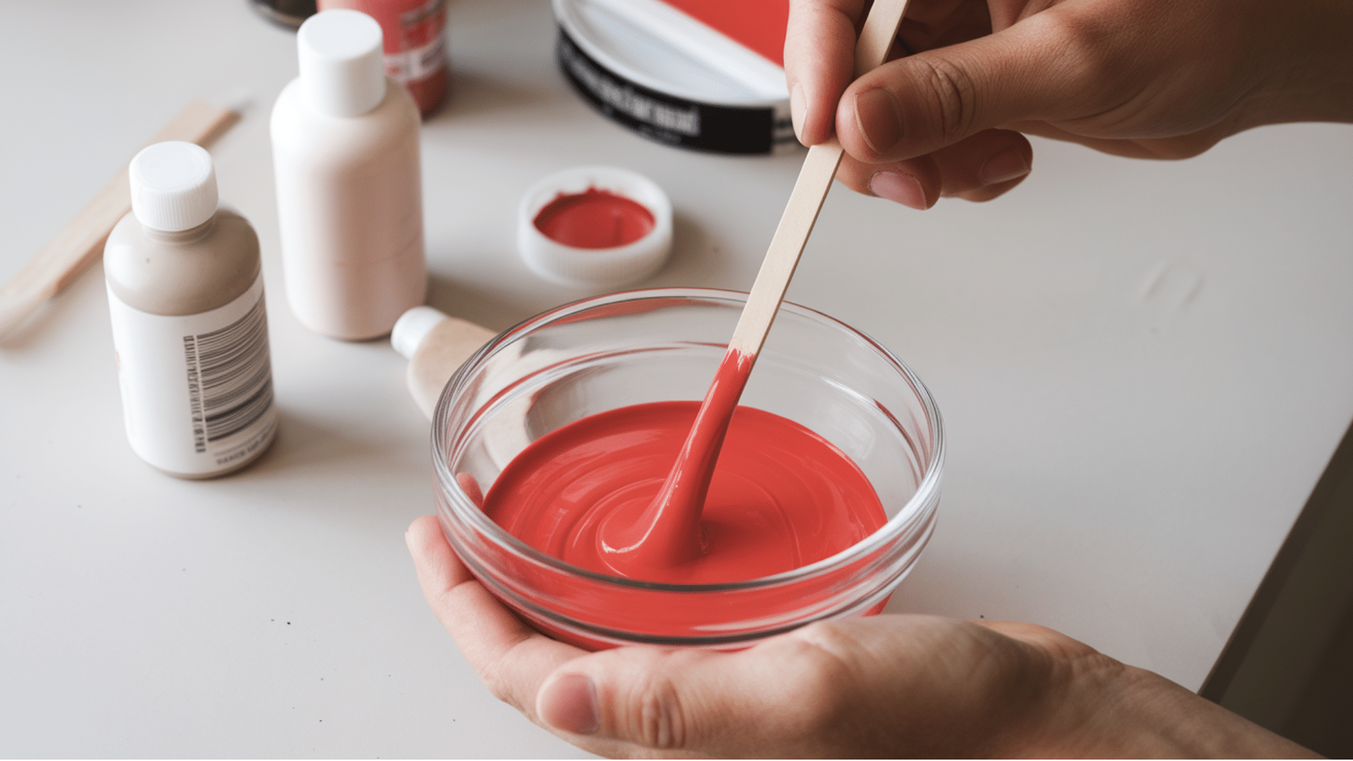 Mix Acrylic Paint with Fabric Medium