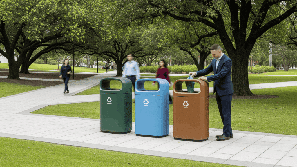 Outside Garbage Containers Must Be