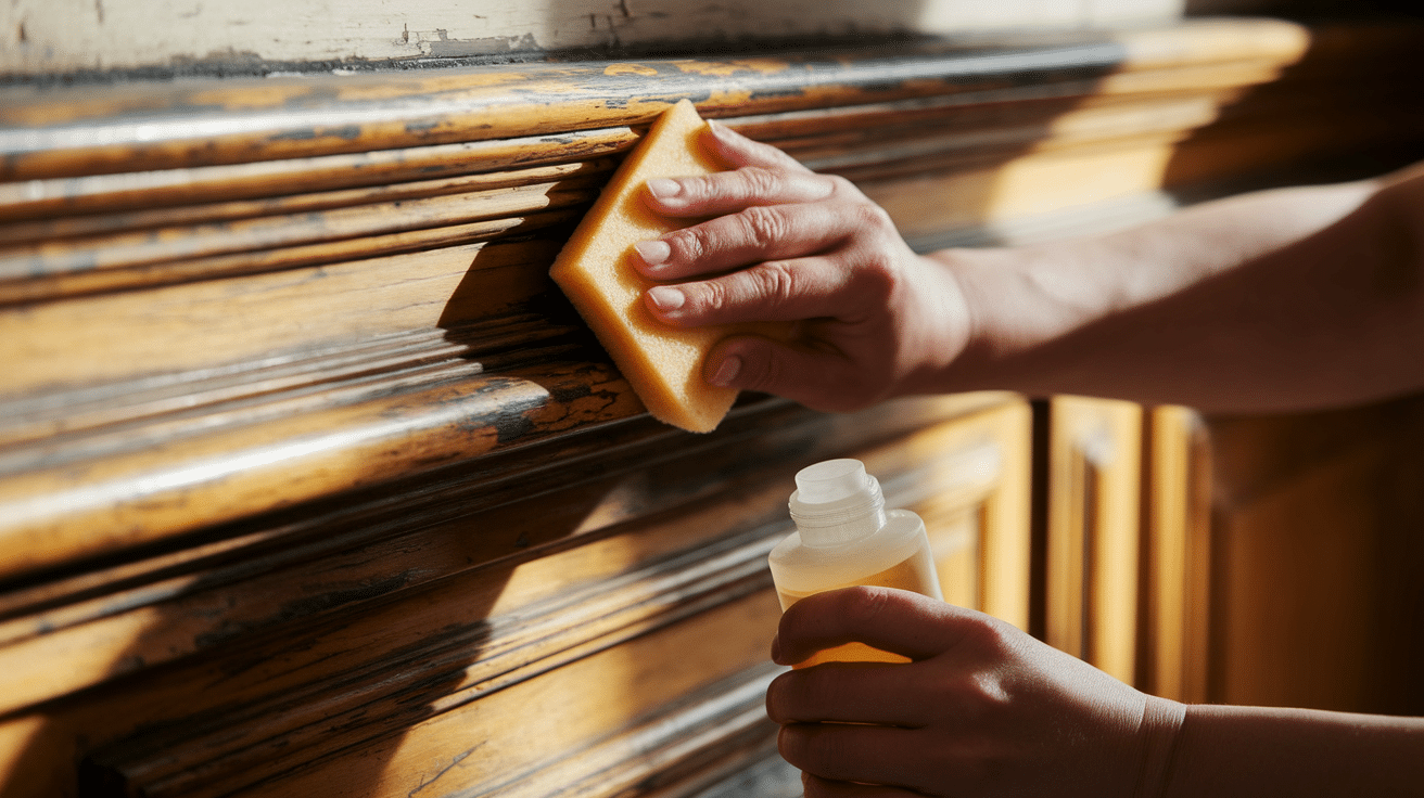 Step 1 Inspect and Clean the wood