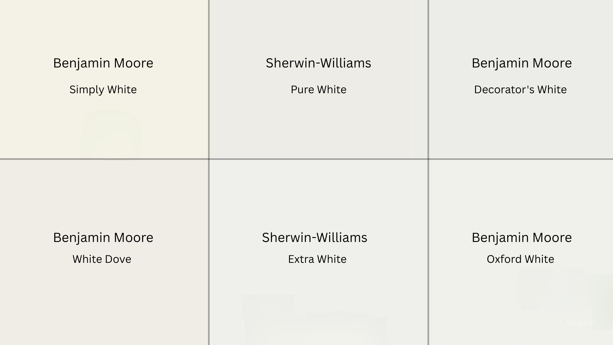 White Paint Colors