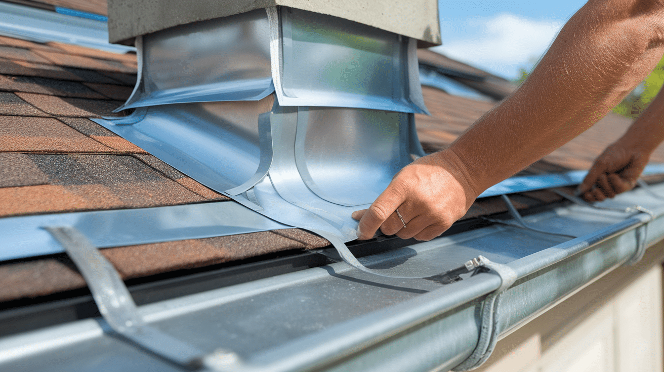 Add Flashing and Gutters