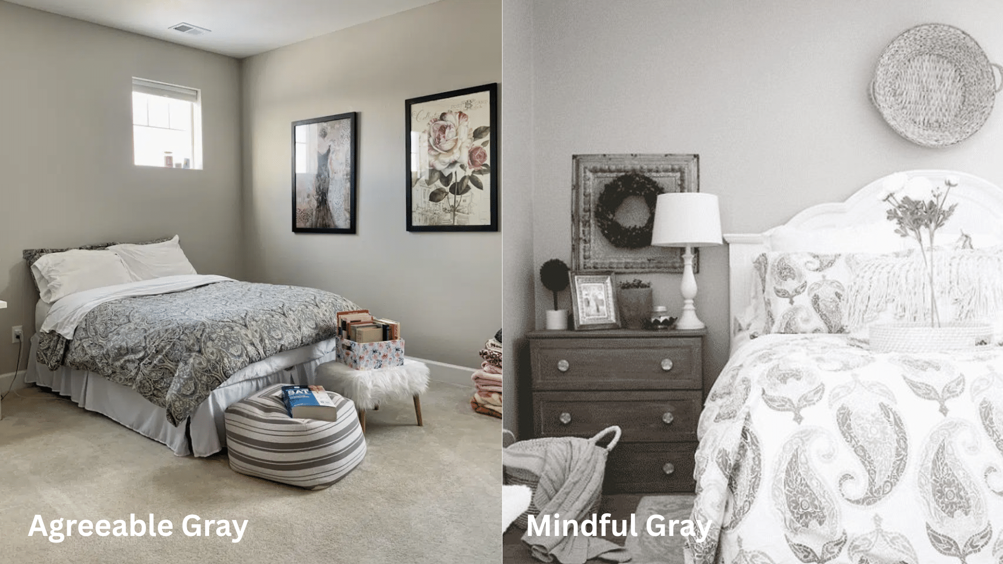 agreeable gray and mindful gray bedroom