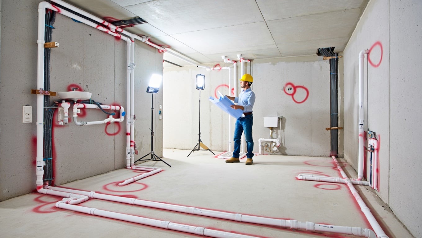 check plumbing electrical connetions