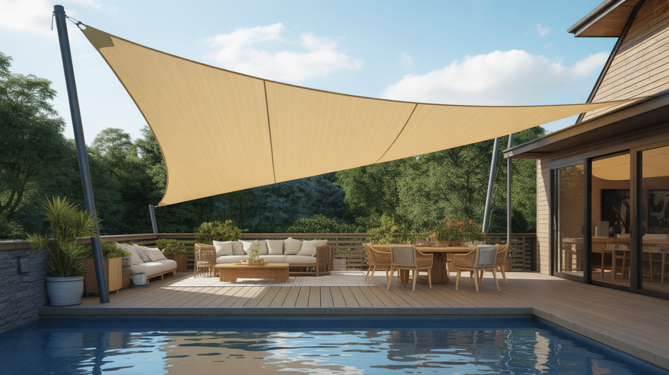 Shade Sail Setup