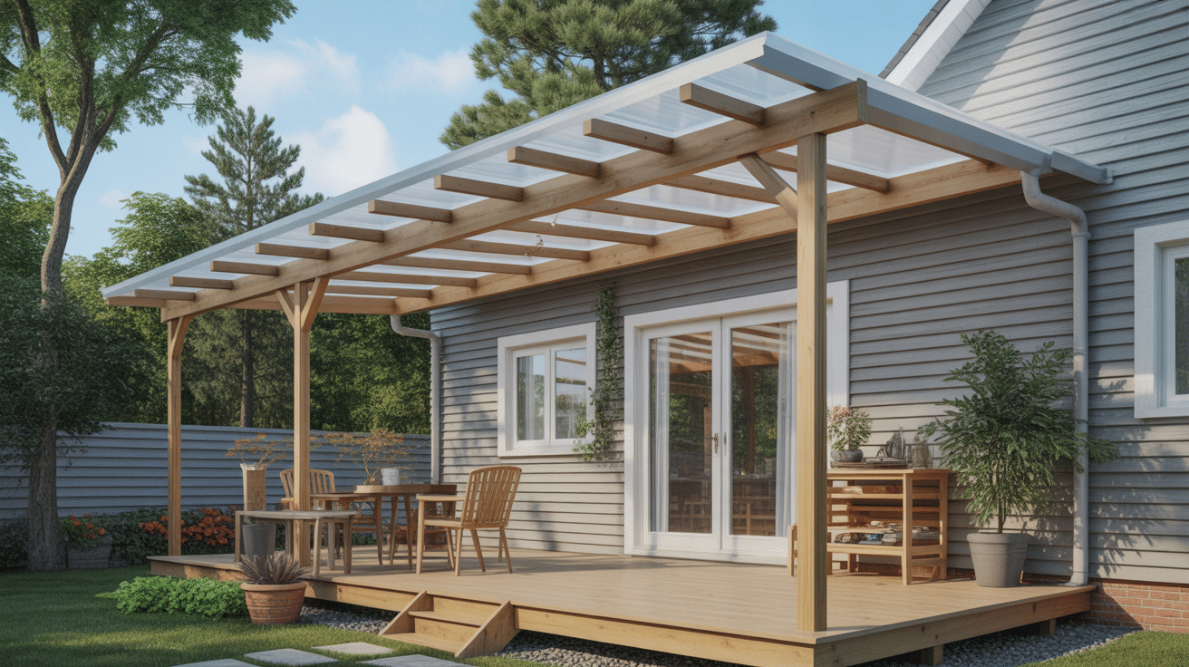 Extend Your Home’s Eave With Polycarbonate Sheets