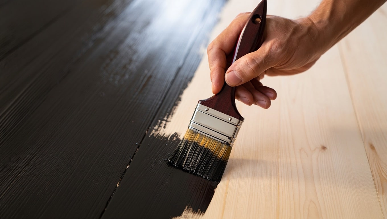 how to paint wood