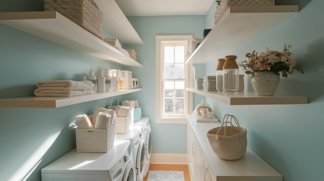 Minimalist Floating Shelves