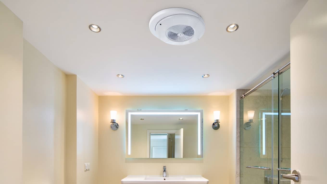 keeping basement bathroom airy