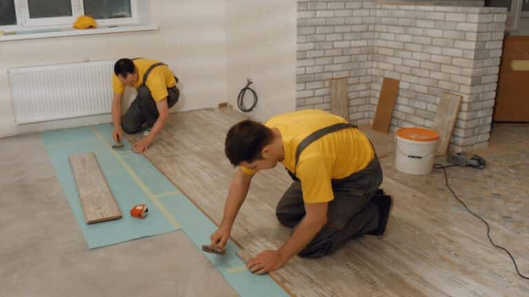 laying laminate flooring on concrete
