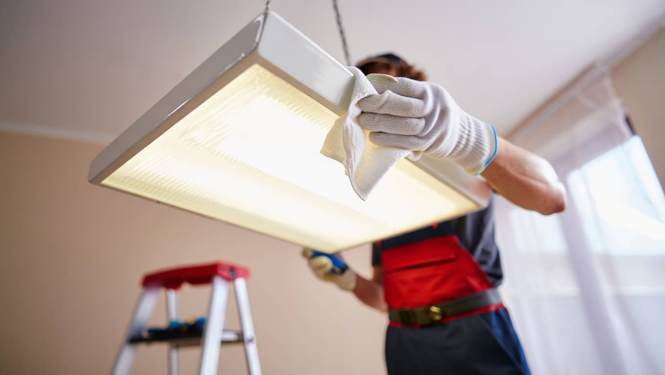 maintenance tips light cover