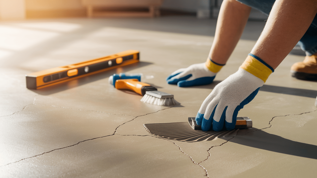 prepare concrete floor