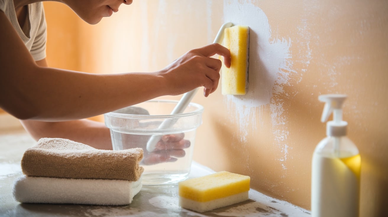 Removing Chalk Paint With Water and Soap