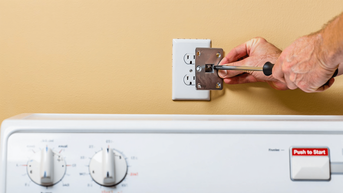 standard dryer outlet height