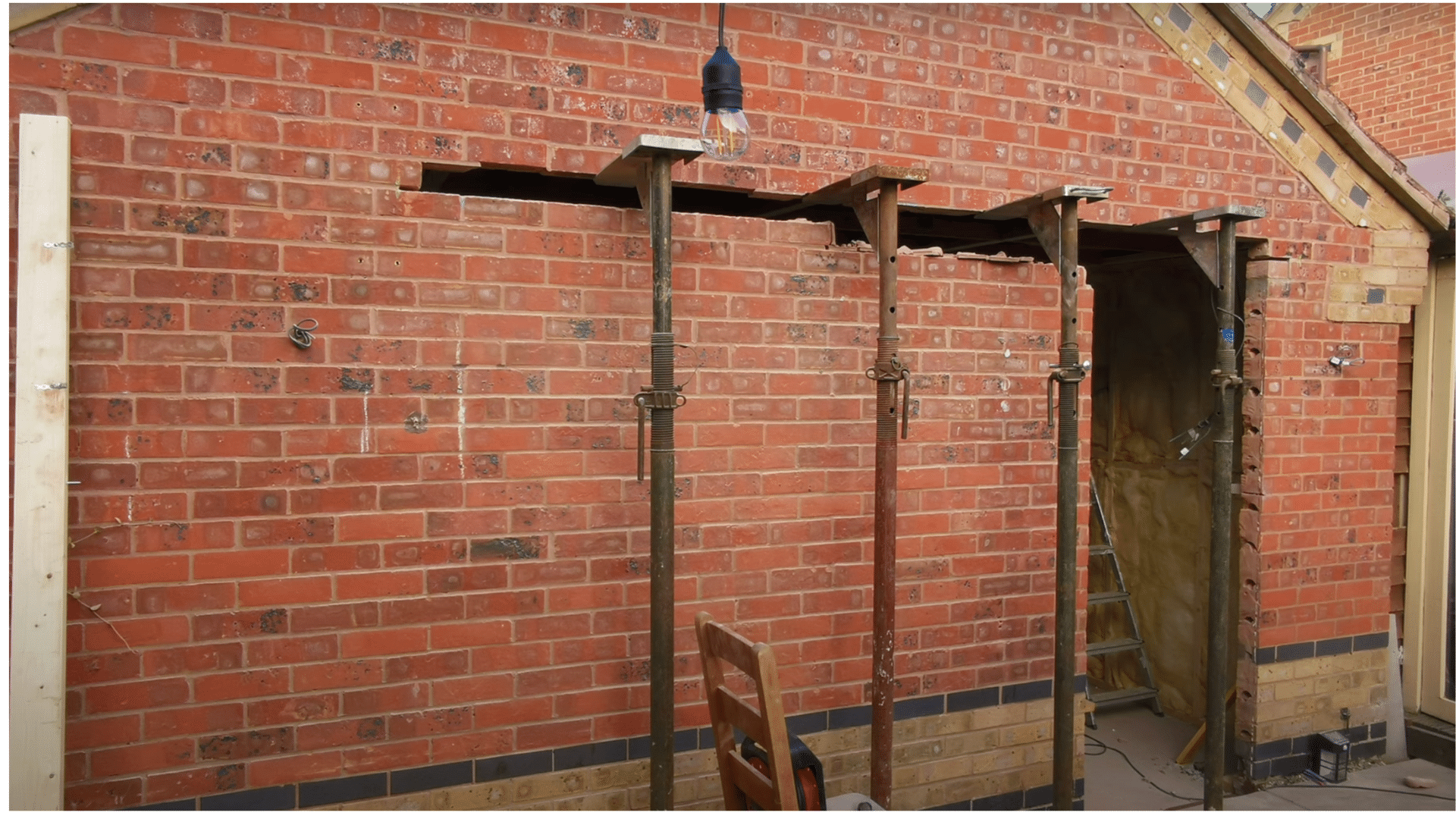 Insulate and Board the Wall