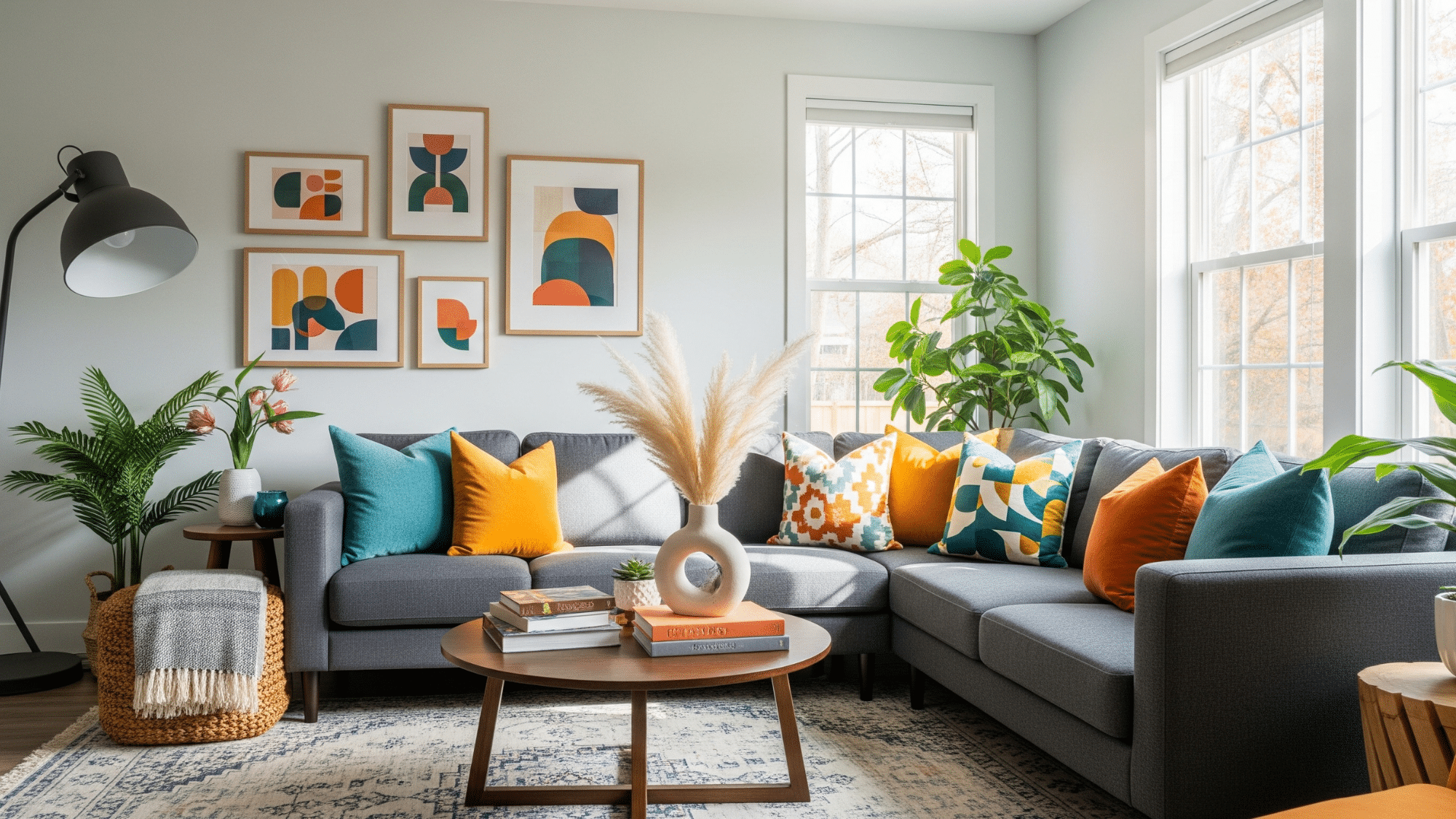 7. Revive Your Living Room with Paint & Decor