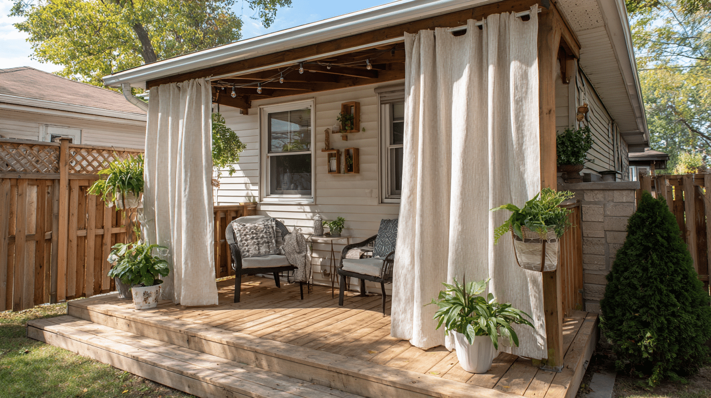 Add Some Outdoor Curtains