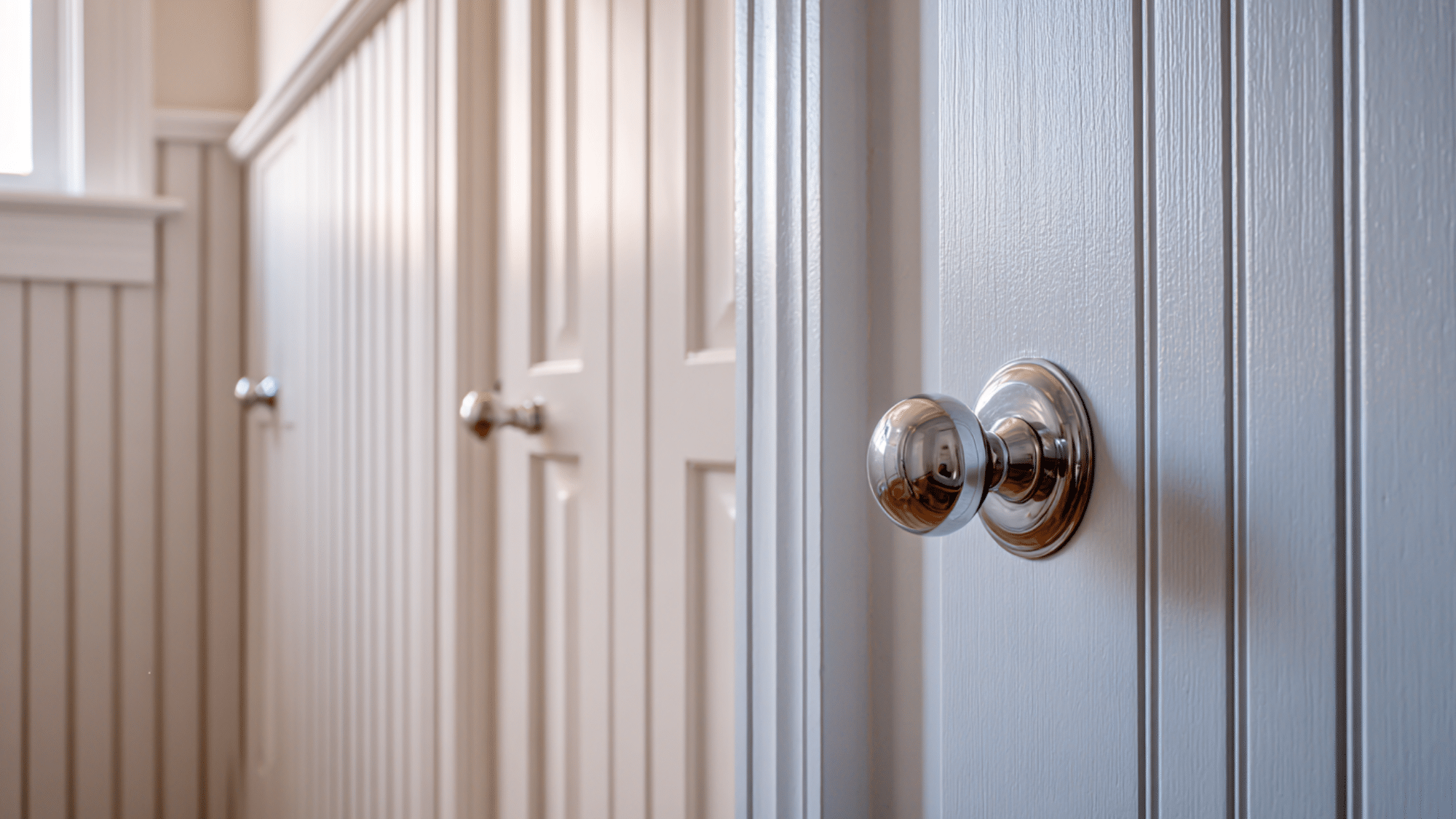 Beadboard door