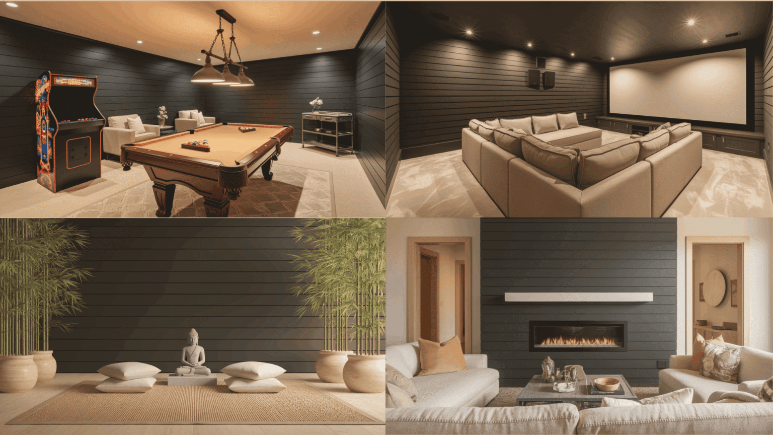 31 Creative Black Shiplap Wall Ideas to Revamp Your Home - Le Meridien ...