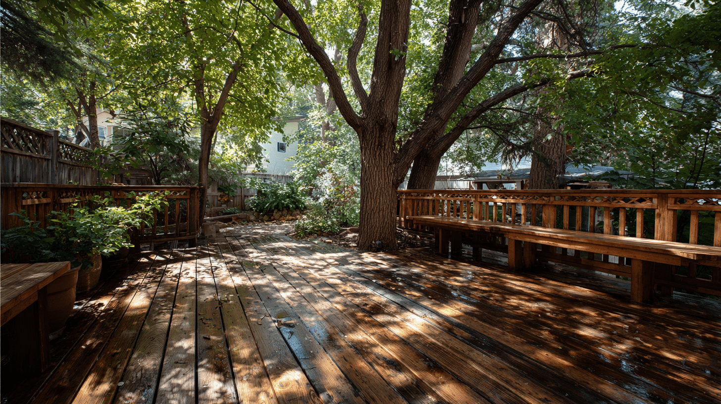 Build a Deck Around Trees