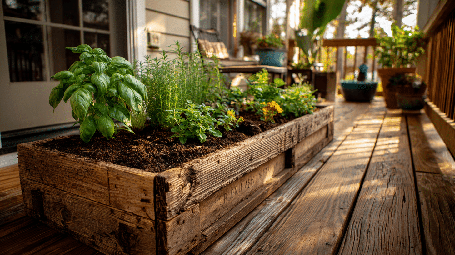 Build a Raised Deck Garden