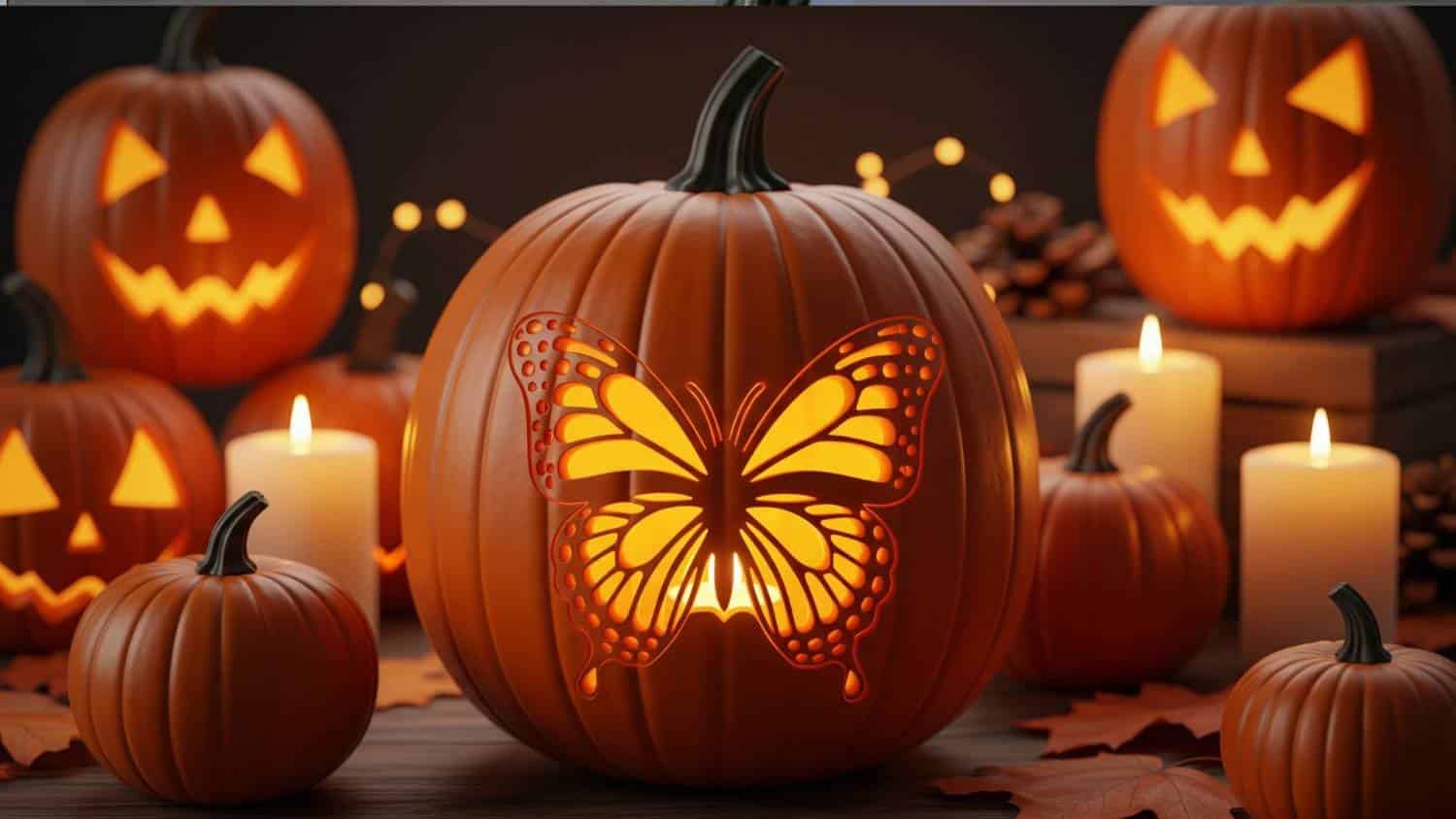 Boo-Worthy Butterfly Pumpkin